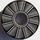 LEGO Dark Stone Gray Tile 2 x 2 Round with Hole in Center with Rotor Blades (15535 / 21605)