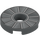 LEGO Dark Stone Gray Tile 2 x 2 Round with Hole in Center with Rotor Blades (15535 / 21605)