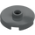 LEGO Donker steengrijs Tegel 2 x 2 Rond met Nop (18674)