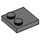 LEGO Gris pierre foncé Tuile 2 x 2 avec Goujons sur Bord (33909)