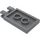 LEGO Dunkles Steingrau Fliese 2 x 3 mit Horizontal Clips (Abgewinkelte Clips) (30350)