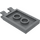 LEGO Gris pierre foncé Tuile 2 x 3 avec Horizontal Clips (Pinces épaisses ouvertes en «O») (30350 / 65886)