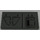 LEGO Dark Stone Gray Tile 2 x 4 with Triangular and Rectangular Plate (Right) Sticker (87079)
