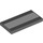 LEGO Dark Stone Gray Tile 2 x 4 with White Rectangle (74085 / 87079)