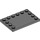 LEGO Dark Stone Gray Tile 4 x 6 with Studs on 3 Edges (6180)