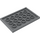 LEGO Dark Stone Gray Tile 4 x 6 with Studs on 3 Edges (6180)