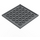 LEGO Dark Stone Gray Tile 6 x 6 with Bottom Tubes (10202)