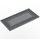 LEGO Dark Stone Gray Tile 8 x 16 with Bottom Tubes Around Edge (48288)