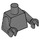 LEGO Dunkles Steingrau Torso mit Arme und Hände (76382 / 88585)