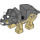 LEGO Gris pierre foncé Triceratops De bébé avec grise (106407)
