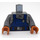 LEGO Dark Stone Gray Ugnaught Minifig Torso (973 / 76382)