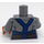 LEGO Dark Stone Gray Ugnaught with Dark Blue Overalls Minifig Torso (973 / 76382)