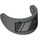 LEGO Dark Stone Gray Visor - Standard with Welding Viewing Lens (2447 / 44185)