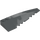 LEGO Mørk steingrå Kile 10 x 3 x 1 Dobbel Avrundet Høyre (50956)