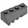 LEGO Dunkles Steingrau Keil 2 x 4 Sloped Recht (43720)