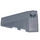 LEGO Dark Stone Gray Wedge 2 x 4 Triple Left (43710)