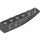 LEGO Dark Stone Gray Wedge 2 x 6 Double Inverted Right (41764)