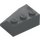 LEGO Dark Stone Gray Wedge 3 x 3 Right (48165)