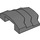 LEGO Dark Stone Gray Wedge 3 x 4 with Stepped Sides (66955)
