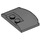 LEGO Dark Stone Gray Wedge 3 x 4 x 0.7 with Recess (93604)