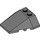 LEGO Dark Stone Gray Wedge 4 x 4 Triple with Stud Notches (48933)