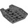 LEGO Dark Stone Gray Wedge 6 x 6 Inverted (29115)