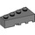 LEGO Dark Stone Gray Wedge Brick 2 x 4 Left (41768)