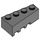 LEGO Dunkles Steingrau Keil Backstein 2 x 4 Recht (41767)