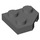 LEGO Dark Stone Gray Wedge Plate 2 x 2 Cut Corner (26601)