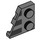 LEGO Dunkles Steingrau Keil Platte 2 x 2 Flügel Links mit Schwarz Streifen (24299 / 102784)