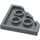 LEGO Dark Stone Gray Wedge Plate 3 x 3 Corner (2450)