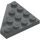 LEGO Dark Stone Gray Wedge Plate 4 x 4 Corner (30503)