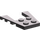LEGO Dunkles Steingrau Keil Platte 4 x 4 mit 2 x 2 Ausgeschnitten (41822 / 43719)