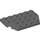 LEGO Dark Stone Gray Wedge Plate 4 x 6 without Corners (32059 / 88165)