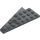 LEGO Dark Stone Gray Wedge Plate 4 x 8 Wing Right with Underside Stud Notch (3934 / 45175)