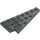 LEGO Dark Stone Gray Wedge Plate 4 x 8 Wing Right with Underside Stud Notch (3934 / 45175)