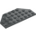 LEGO Dark Stone Gray Wedge Plate 4 x 8 with Corners (68297)