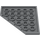LEGO Dunkles Steingrau Keil Platte 6 x 6 Ecke (6106)