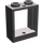 LEGO Dark Stone Gray Window Frame 1 x 2 x 2 (60592 / 79128)