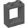 LEGO Dark Stone Gray Window Frame 1 x 2 x 2 (60592 / 79128)