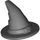 LEGO Dark Stone Gray Wizard Hat with Smooth Surface (6131)