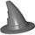 LEGO Dark Stone Gray Wizard Hat with Smooth Surface (6131)