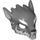 LEGO Dark Stone Gray Wolf Mask with Gray Fur and Ears (11233 / 12829)