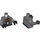 LEGO Dark Stone Gray Zia Rodriguez Minifig Torso (973 / 76382)