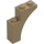 LEGO Mørk beige Bue 1 x 3 x 3 (13965)