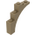LEGO Donker Zandbruin Boog 1 x 5 x 4 Normale boog, Niet-versterkte onderkant (2339 / 14395)