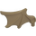 LEGO Tan Foncé Chauve souris Aile (15082)