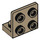 LEGO Dunkel Beige Halterung 1 x 2 - 2 x 2 Oben (99207)