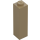 LEGO Dunkel Beige Stein 1 x 1 x 3 (14716)