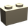 LEGO Dark Tan Brick 1 x 2 with Bottom Tube (3004 / 93792)